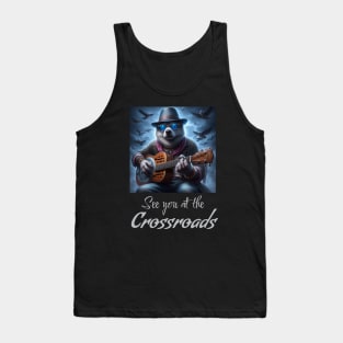 Blues dog: See you at the crossroads Tank Top
